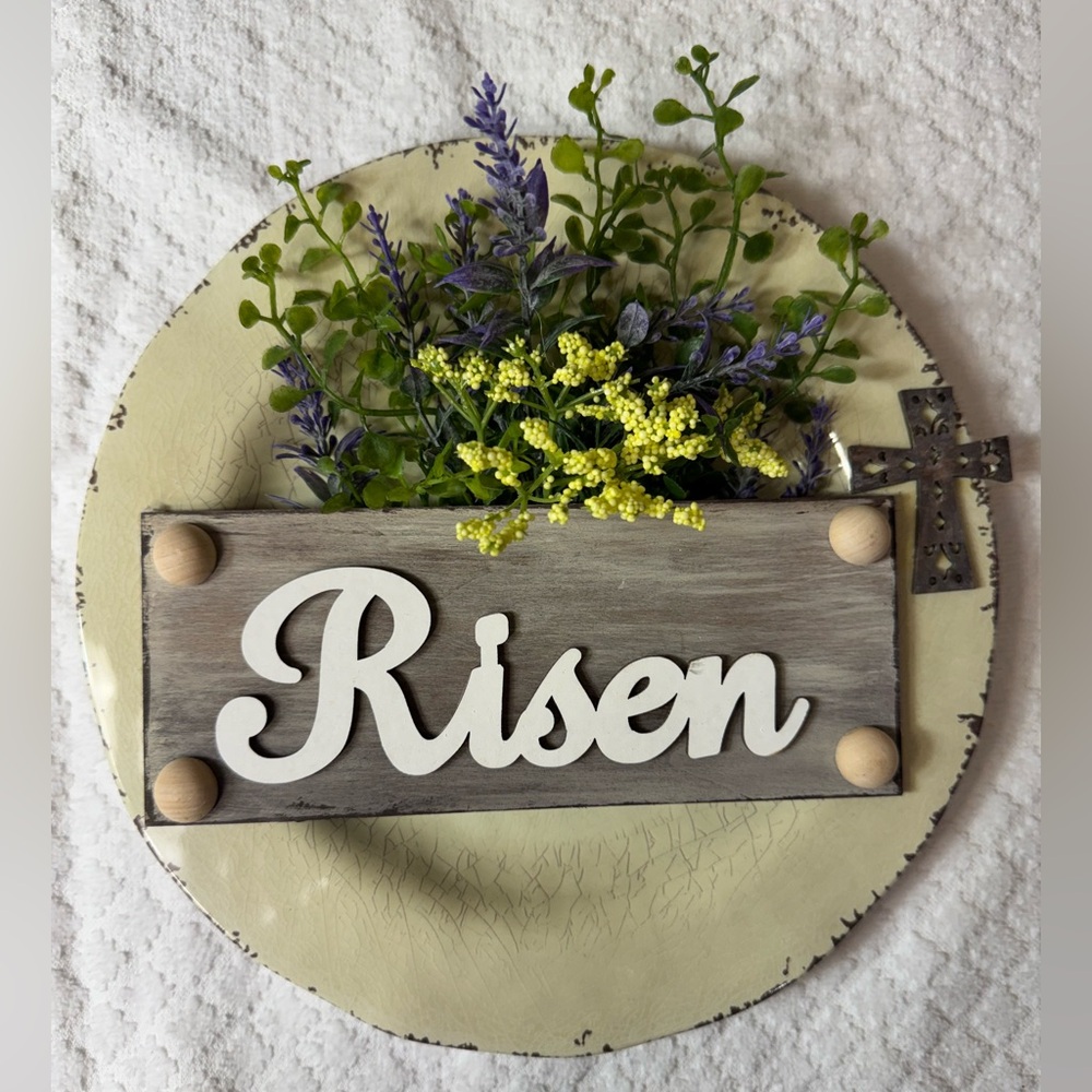 Handmade 3D “Risen” Door Hanger